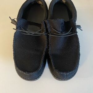 Hey Dude Wally Funk Mono Black Shoes